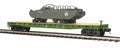 MTH MTH2095400 O US Army Flatcar w/GMC DUKW 353 #609300
