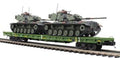 MTH MTH2095469 O 60 Flatcar w/(2) M60 Tanks