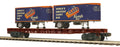 MTH MTH2095509 O Flatcar w/Pup Trailers P&LE