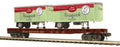 MTH MTH2095554 O Flatcar w/Pup Trailers GN