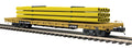 MTH MTH2095558 O 60 Flatcar w/Pipe Load TTX