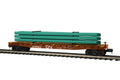 MTH MTH2095561 O 60 Flatcar w/Pipe Load CP