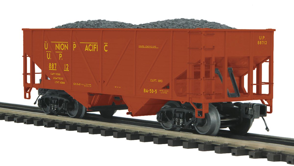 MTH MTH2095662 O 34 2-Bay Composite Hopper UP