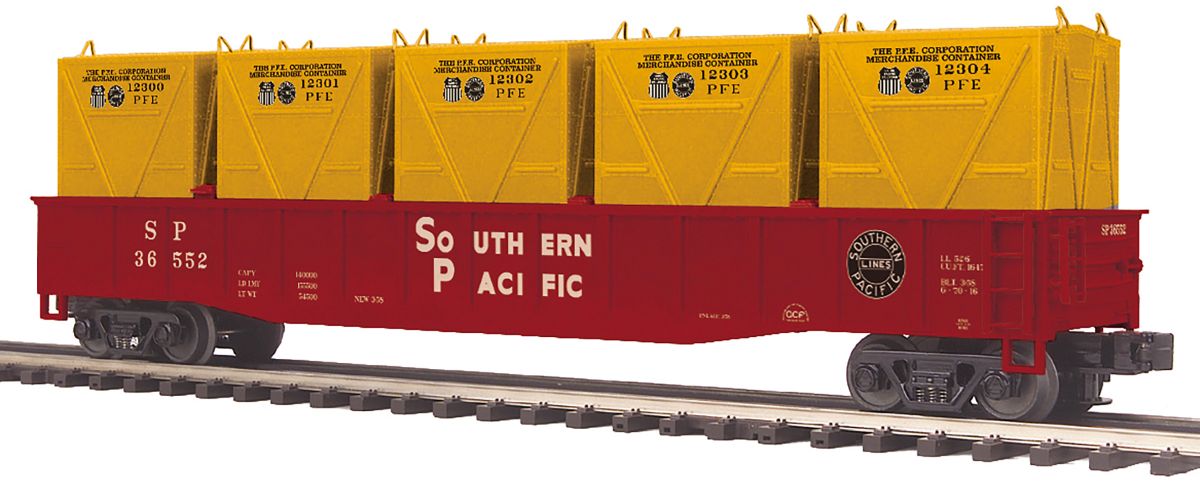MTH MTH2095678 O Gondola w/LNL Containers SP