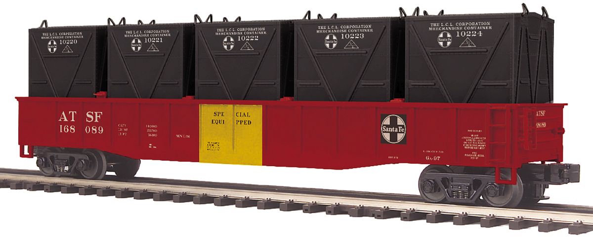 MTH MTH2095680 O Gondola w/LNL Containers SF