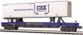 MTH MTH2095703  O Flatcat w/48 Trailer CSX