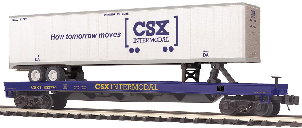 MTH MTH2095703  O Flatcat w/48 Trailer CSX