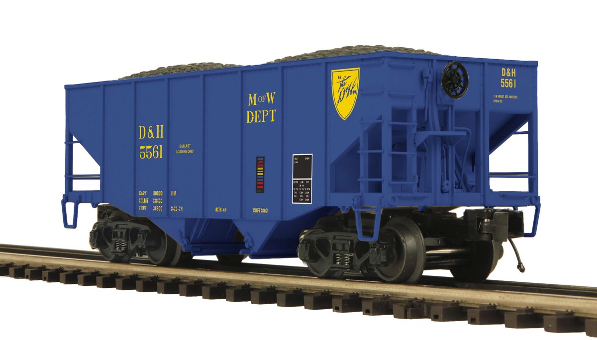 MTH MTH2095708 O 2-Bay Fish Belly Hopper D&H