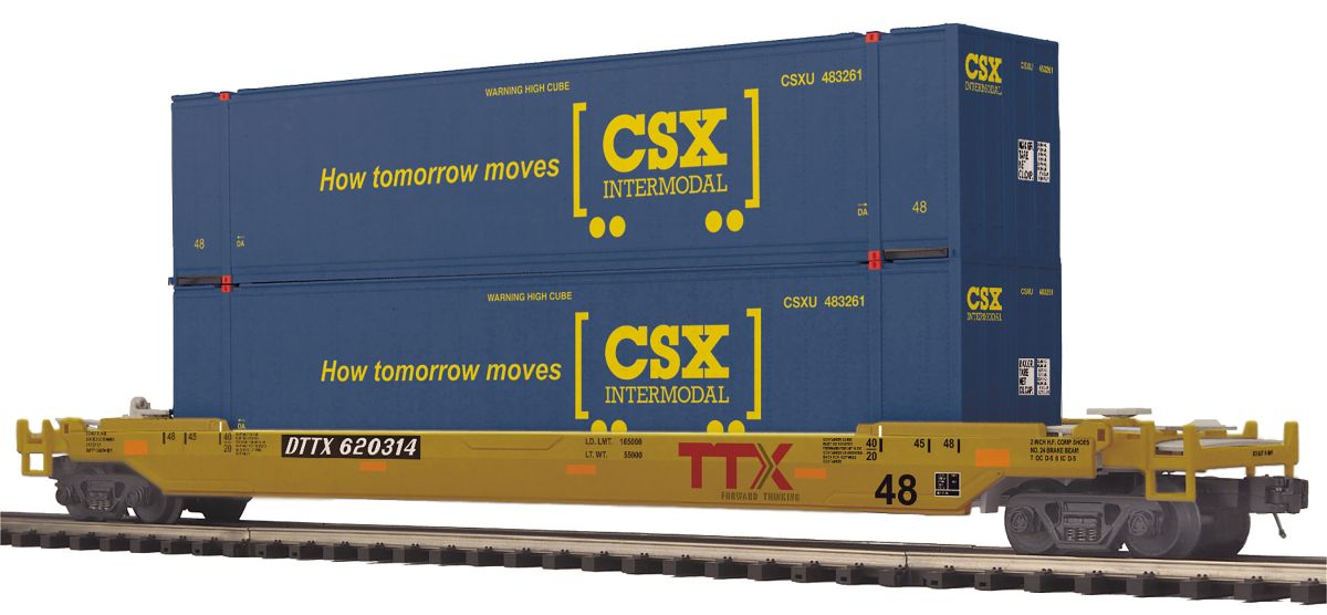 MTH MTH2095781 O Husky Stack Car CSX