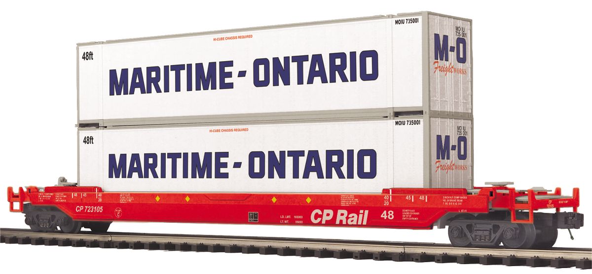 MTH MTH2095784 O Husky Stack Car CP Rail