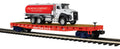 MTH MTH2095804  O Trump Flatcar w/Tanker Truck
