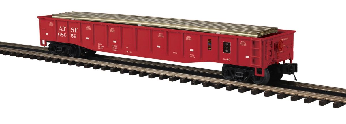 MTH MTH2095835 O SF Gondola w/Rail Load