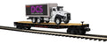 MTH MTH2095864 O PR Flat Car w/DCS Logo Box Truck