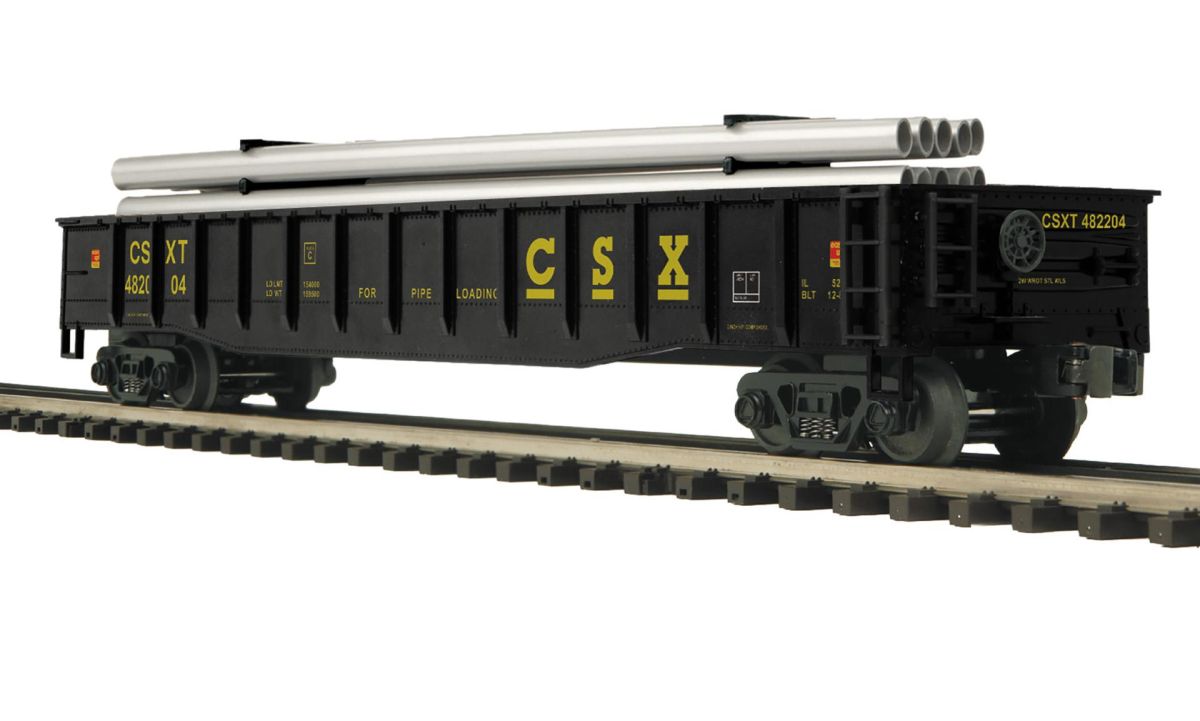 MTH 2095868 O CSX Gondola w/Pipe Load  NEW - call for discount pricing!
