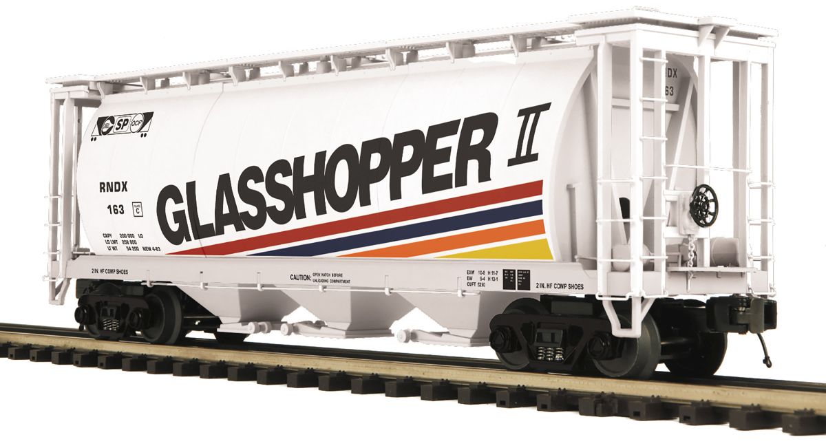 MTH MTH2096821 O 3-Bay Cylindrical Hopper Glasshopper