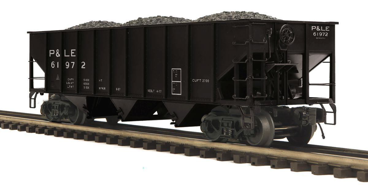MTH MTH2096845 O P&LE 70-Ton 3-Bay Hopper Car