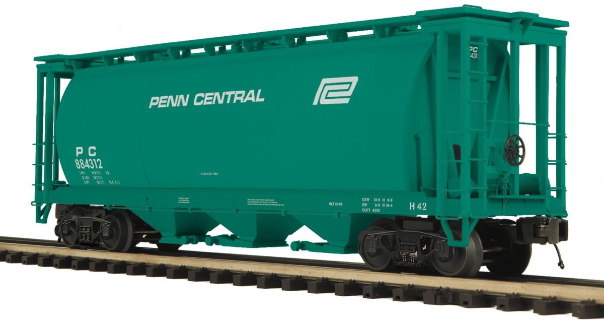 MTH MTH2096871 O PC 3-Bay Cylindrical Hopper Car