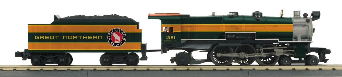MTH MTH3019061 O K-4 4-6-2 Steam Loco GN/Empire Builder/3.0
