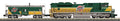 MTH MTH30209491 O SD70ACe Diesel & Caboose CNW/3.0