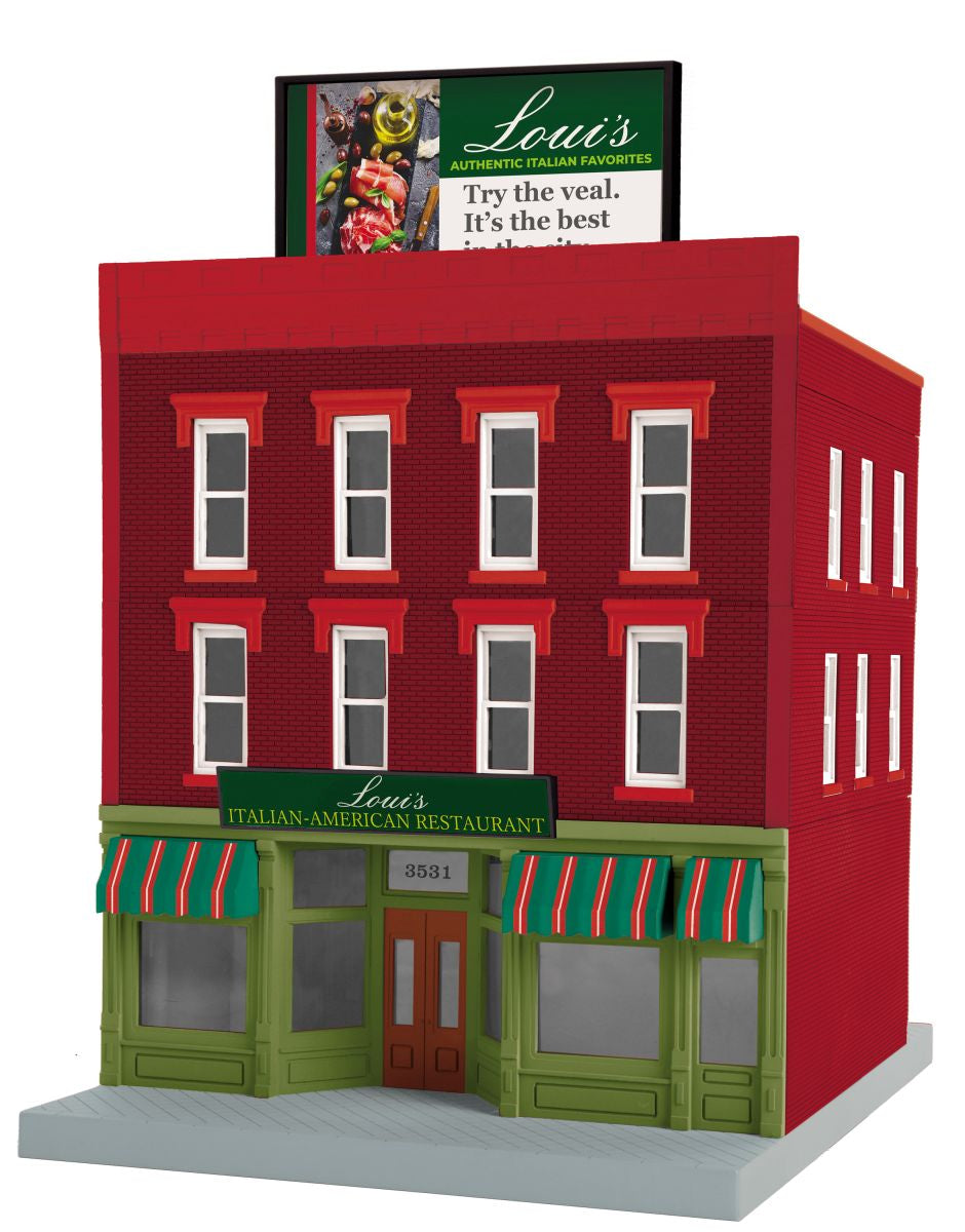 MTH MTH3090657 O 3-Story City Building Louis Restaurant