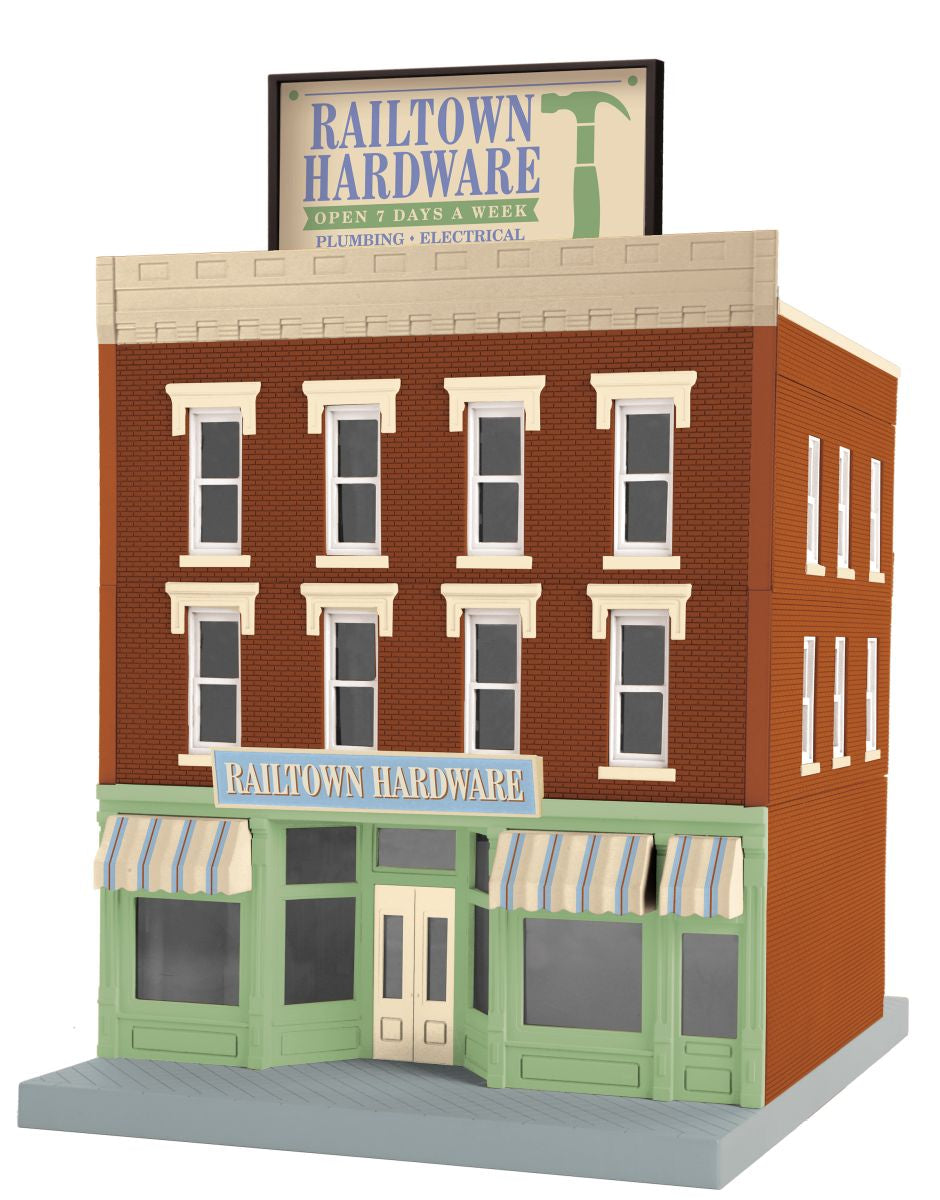 MTH MTH3090658 O 3-Story City Building Railtown Hardware