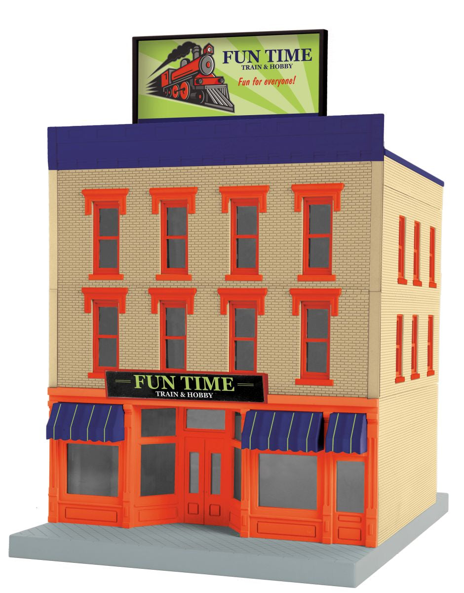 MTH MTH3090659 O 3-Story City Building Fun Time Train & Hobby