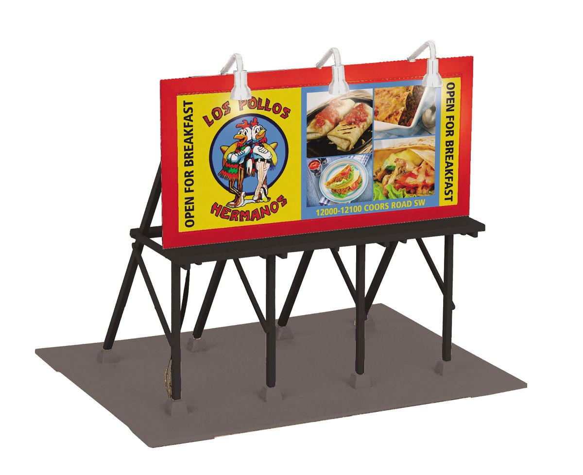 MTH MTH3090699  O Lighted Billboard Los Pollos Hermanos