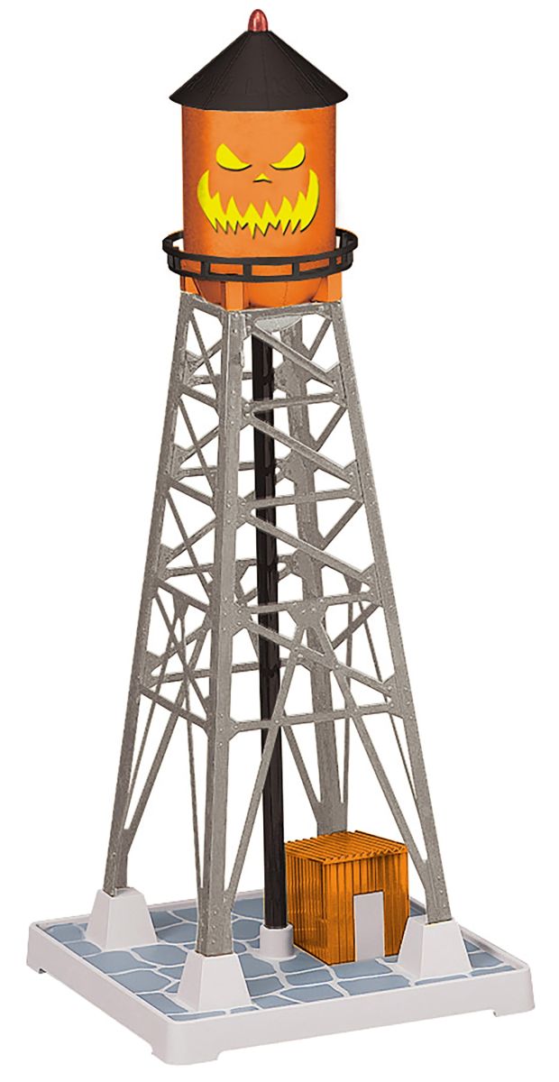 MTH MTH3090726  O Halloween #193 Industrail Water Tower w/LEDs