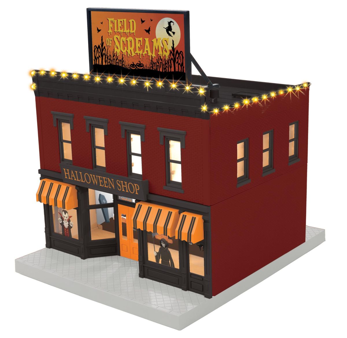 MTH MTH3090727  O Halloween 2-Story City Building w/LEDs