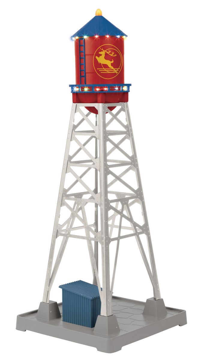 MTH MTH3090740 O North Pole #193 Industrial Water Tower w/LEDs