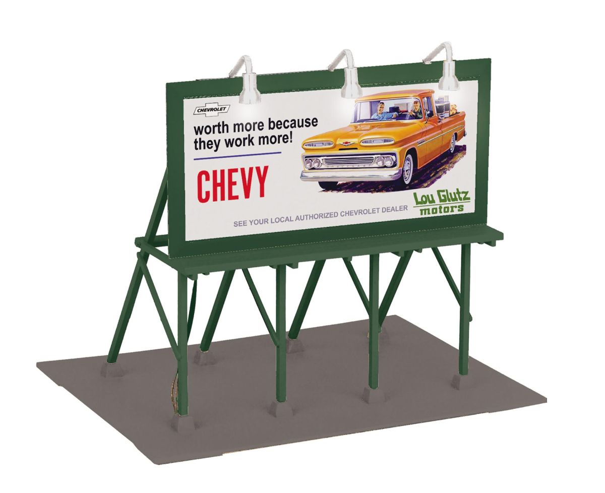 MTH MTH3090746 O Lou Glutz Motors Lighted Billboard