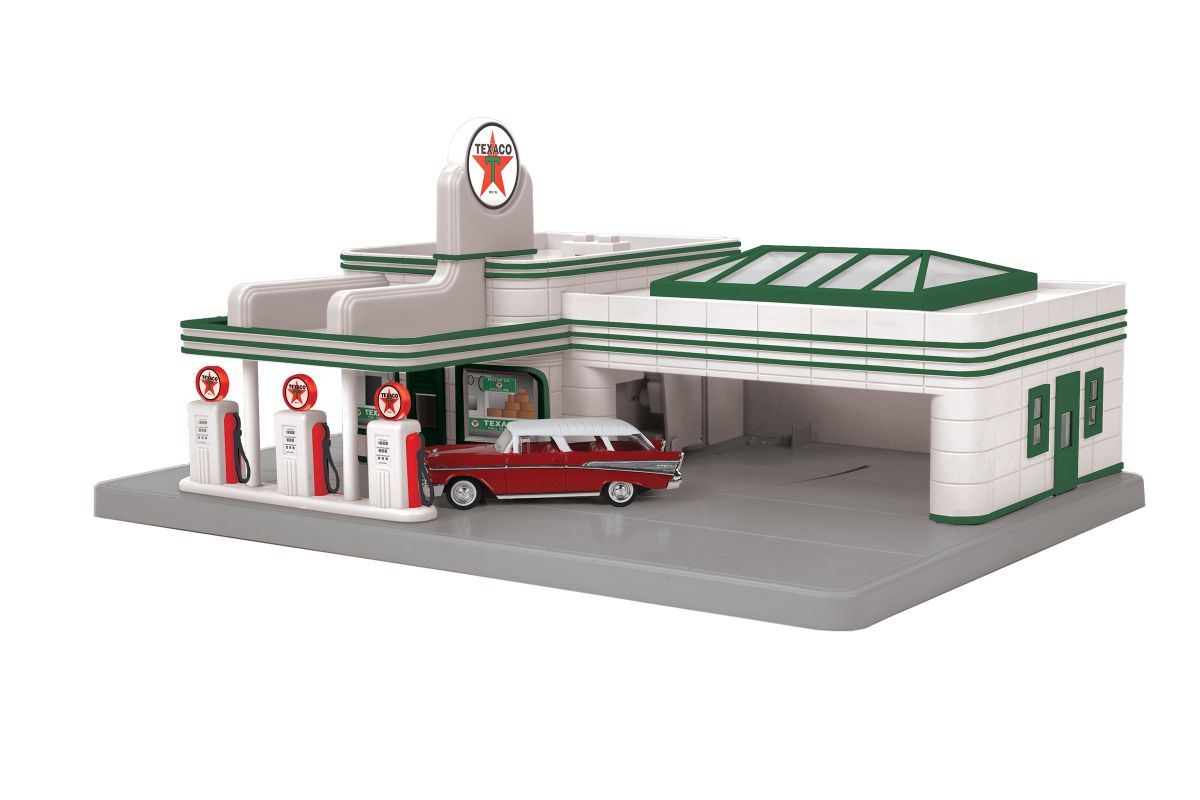 MTH MTH3091001 O Texaco Operating Gas Station w/Sound