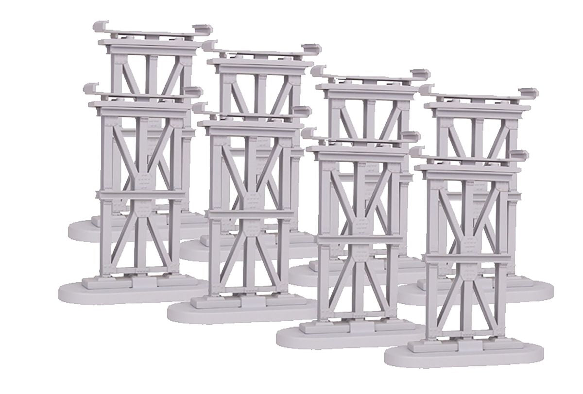 MTH MTH401147 O FasTrack Elevated Subway Trestle/8pc
