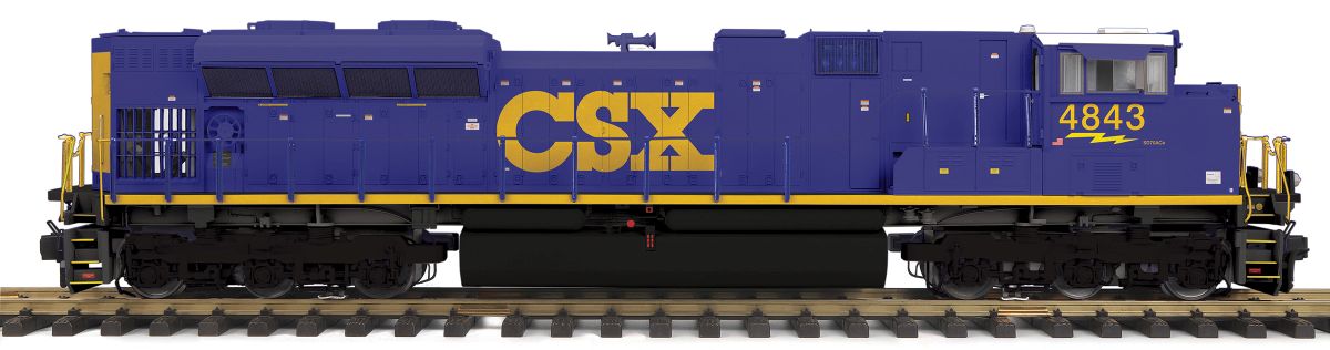 MTH MTH7021541 G SD70AH Diesel CSX #4843/3.0