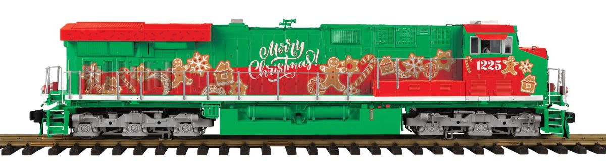 MTH MTH7021891 G Christmas ES44AC Diesel w/Charging Lights/3.0
