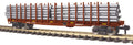 MTH MTH7076065 G G Flatcar w/Pipe Load