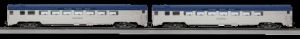 MTH MTH8060051 HO NKP 2pk Ribbed Parlor Psg.Cars
