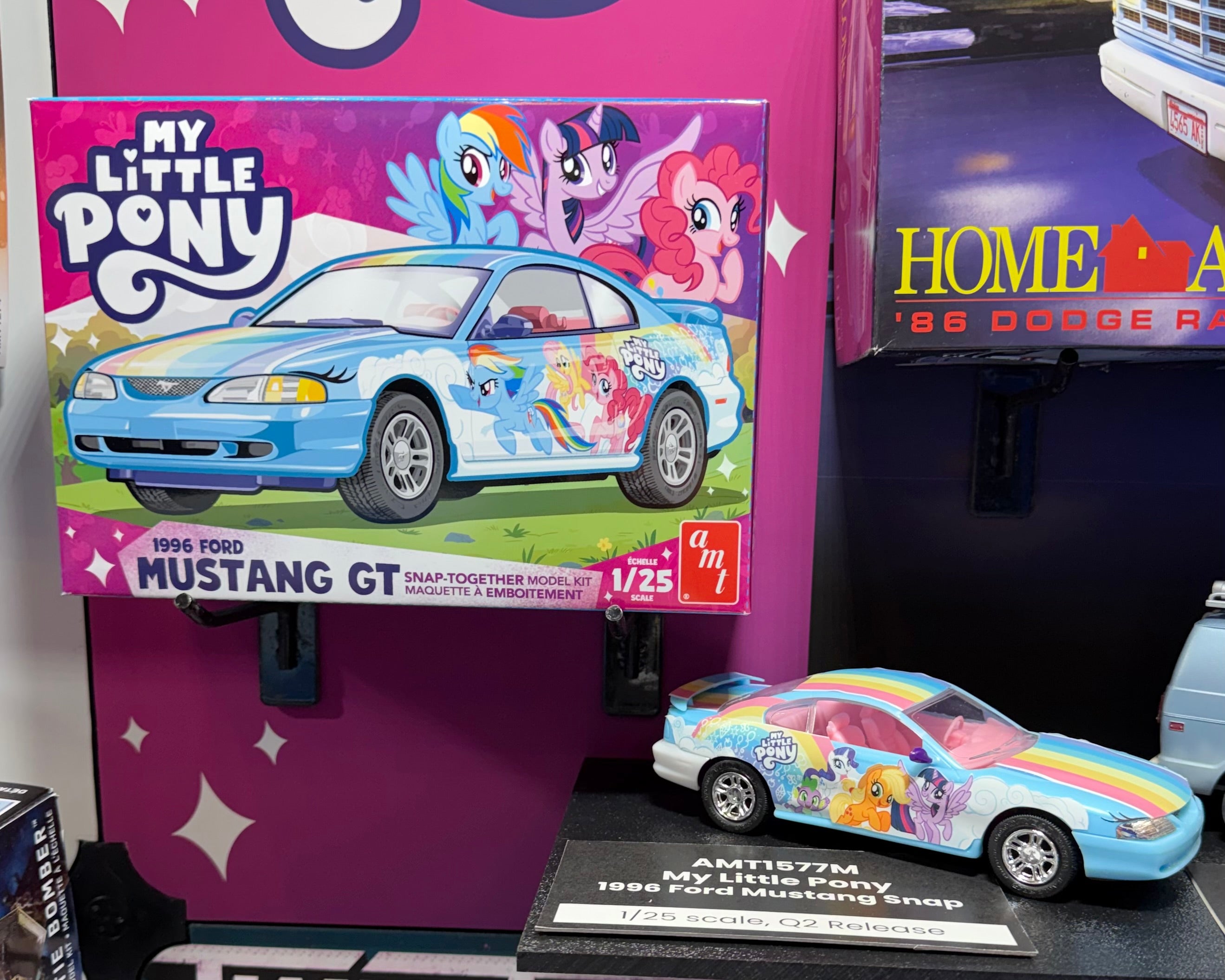 AMT 1577  1996 Ford Mustang My Little Pony  NEW - call for discount pricing!
