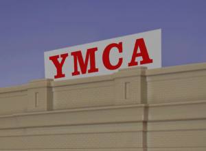 Miller Engineering   MIE2071 YMCA Horizontal Sign (Lg)
