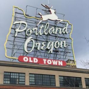 Miller Engineering   MIE2350 DTN Portland Sign