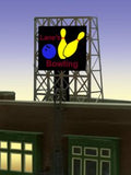 Miller Engineering   MIE338955 Bowling Rooftop Sign (N/Z)