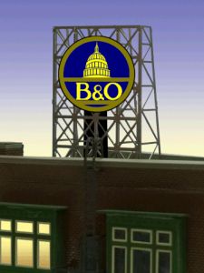 Miller Engineering   MIE339060 B&O N/Z Billboard