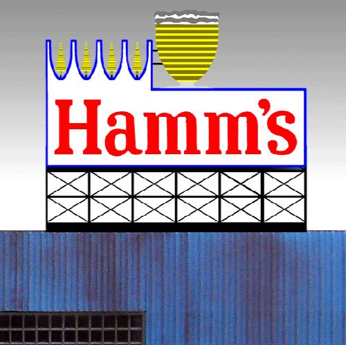 Miller Engineering   MIE443452 Hamms Billboard (Lg)