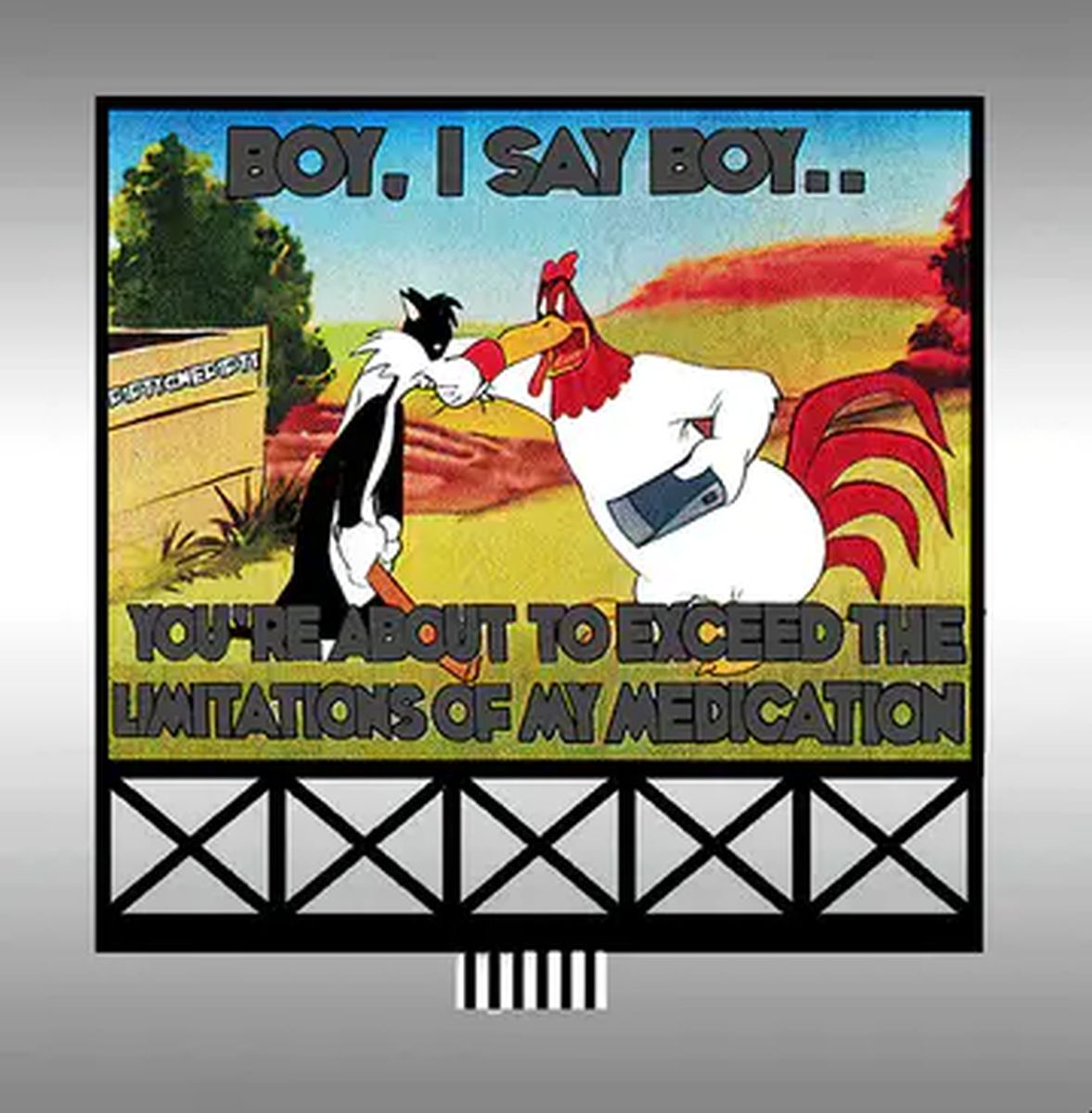 Miller Engineering   MIE446402 Foghorn Leghorn Billboard (Sm)