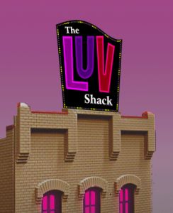 Miller Engineering   MIE4482 The LUV Shack Sign (Med)