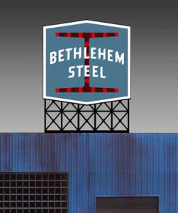 Miller Engineering   MIE5282 Bethlem Steel Sign (Med)