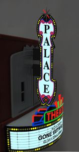 Miller Engineering   MIE59982 Theater Combo Sign (Med)