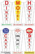 Miller Engineering   MIE7282 Vertical Multi Graphic Sign