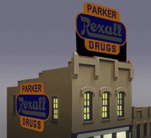 Miller Engineering   MIE7581 Rexall Sign (Lg)