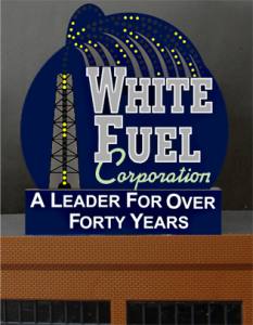 Miller Engineering   MIE7981 White Fuel Sign